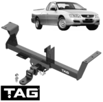 TAG HEAVY DUTY TOW BAR TO SUIT HOLDEN COMMODORE VU VY VZ LS1 L76 5.7L 6.0L V8 UTE ONLY