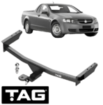 TAG STANDARD DUTY TOW BAR TO SUIT HOLDEN COMMODORE VE VF L76 L77 L98 LS3 6.0L 6.2L V8 WAGON ONLY
