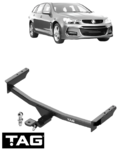 TAG STANDARD DUTY TOW BAR TO SUIT HOLDEN COMMODORE VE VF SIDI LF1 LFW LFX LLT 3.0L 3.6 V6 WAGON ONLY