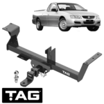 TAG HEAVY DUTY TOW BAR TO SUIT HOLDEN COMMODORE VZ ALLOYTEC LE0 LW2 LY7 3.6L V6 UTE ONLY