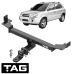 TAG HEAVY DUTY TOW BAR TO SUIT HYUNDAI TUCSON JM G6BA 2.7L V6
