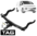 TAG HEAVY DUTY 3-PIECE DESIGN TOW BAR TO SUIT HYUNDAI STARIA US D4HB TURBO DIESEL 2.2L I4