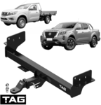TAG HEAVY DUTY 1-PIECE DESIGN TOW BAR TO SUIT NISSAN NAVARA NP300 D23 YS23DDT YS23DDTT 2.3L I4