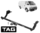 TAG STANDARD DUTY TOW BAR TO SUIT TOYOTA HIACE LH162R LH172R LH184R 5L DIESEL 3.0L I4