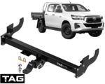 TAG HEAVY DUTY TOW BAR TO SUIT TOYOTA HILUX GUN123R GUN126R GUN136R 1GD-FTV 2.8L I4 FROM 04/2005