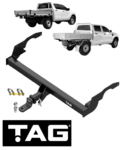 TAG HEAVY DUTY TOW BAR TO SUIT MAZDA BT-50 UP UR P4AT TURBO DIESEL 2.2L I4 FROM 09/2011 4WD & RWD