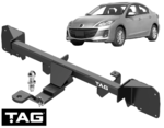 TAG STANDARD DUTY TOW BAR TO SUIT MAZDA3 BL LF-DE LF-VE LF17 LF5H LF5W RF R2AA 2.0L 2.2L I4