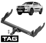 TAG HEAVY DUTY TOW BAR TO SUIT TOYOTA HILUX KUN15R KUN16R KUN25R KUN26R 1KD-FTV 2KD-FTV 2.5L 3.0L I4