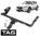 TAG STANDARD DUTY TOW BAR TO SUIT MAZDA CX-3 DK PE-VPS S5-DPTS TURBO DIESEL 1.5L 2.0L I4
