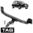 TAG HEAVY DUTY TOW BAR TO SUIT VOLKSWAGEN TOUAREG 7L 7L6 7L7 7LA BAC BPE TURBO DIESEL 2.5L I5