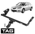 TAG STANDARD DUTY TOW BAR FOR MAZDA3 BK L3-VE RF7J RF8G TURBO DIESEL 2.0L 2.3 I4 HATCHBACK ONLY