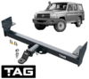 TAG HEAVY DUTY TOW BAR TO SUIT TOYOTA LANDCRUISER VDJ76R VDJL76R VDJ78R 1VD-FTV 4.5L V8 WAGON ONLY