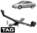 TAG STD DUTY TOW BAR FOR HONDA ACCORD CF CG CH CK CL F23A1 F23Z5 F23Z2 J30A1 H22A 2.2L 2.3L 3.0L I4