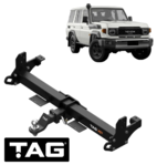 TAG EXTREME RECOVERY (XR) TOW BAR FOR TOYOTA LANDCRUISER VDJ78R VDJL78R 1VD-FTV 4.5L V8 WAGON ONLY