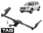 TAG STANDARD DUTY TOW BAR TO SUIT TOYOTA RAV4 ACA33R ACA38R 2AZ-FE 2.4L I4