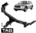 TAG HEAVY DUTY TOW BAR TO SUIT TOYOTA KLUGER GSU50R GSU55R 2GR-FE 2GR-FKS 3.5L V6