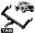 TAG HEAVY DUTY EXTENDED 3-PIECE DESIGN TOW BAR FOR ISUZU D-MAX TFR RZ4E-TC 1.9L I4 TRAYBACK ONLY