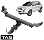 TAG HEAVY DUTY TOW BAR TO SUIT KIA SPORTAGE JE KM G6BA 2.7L V6