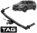 TAG HEAVY DUTY 3-PIECE DESIGN TOW BAR TO SUIT KIA CARNIVAL KA KA4 D4HE TURBO DIESEL 2.2L I4