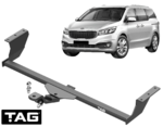 TAG STANDARD DUTY TOW BAR TO SUIT KIA GRAND CARNIVAL VQ J3 D4HB D4HH TURBO DIESEL 2.2L 2.9L I4
