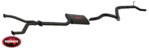 REDBACK 2.5" CATBACK SPORTS EXHAUST SYSTEM TO SUIT FORD MNL MNJ 98ZU 98ZS 5.0L V8 SEDAN ONLY