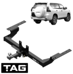 TAG HEAVY DUTY 1-PIECE DESIGN TOW BAR TO SUIT TOYOTA PRADO TRJ150R GDJ150R 2TR-FE 1GD-FTV 2.7 2.8 I4