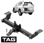 TAG HEAVY DUTY 3-PIECE DESIGN TOW BAR TO SUIT TOYOTA PRADO TRJ150R GDJ150R 2TR-FE 1GD-FTV 2.7 2.8 I4