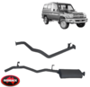 REDBACK PERFORMANCE EXHAUST SYSTEM TO SUIT TOYOTA LANDCRUISER HZJ70R HZJ75R HZJ78R 1HZ DIESEL 4.2 I6