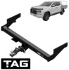 TAG HEAVY DUTY 1-PIECE DESIGN TOW BAR FOR MITSUBISHI TRITON MV 4N16 2.4 I4 12/23 ON CAB CHASSIS ONLY
