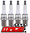 SET OF 4 MACE COPPER CORE SPARK PLUGS TO SUIT SAAB 9000 B234I 2.3L I4