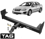 TAG HEAVY DUTY TOW BAR TO SUIT SUBARU IMPREZA G3 GE GV EJ204 EJ255 TURBO 2.0L 2.5L F4 SEDAN ONLY