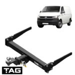 TAG HEAVY DUTY 3-PIECE DESIGN TOW BAR FOR VOLKSWAGEN TRANSPORTER 7HA 7HB 7HH 7HJ BDL BKK CFLA 3.2 V6