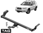 TAG STANDARD DUTY TOW BAR TO SUIT SUBARU FORESTER SG EJ202 EJ251 EJ253 EJ25D EJ205 EJ255 2.0L 2.5 F4