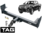 TAG HEAVY DUTY TOW BAR TO SUIT ISUZU D-MAX TF TFS 4JJ1-TC TURBO DIESEL 3.0L I4