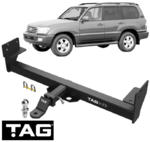 TAG HEAVY DUTY TOW BAR TO SUIT TOYOTA LANDCRUISER HDJ100R 1HD-FTE TURBO DIESEL 4.2L I6