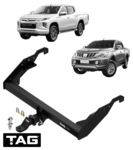 TAG HEAVY DUTY TOW BAR TO SUIT MITSUBISHI TRITON MQ MR 4G64 2.4L I4 CAB CHASSIS ONLY