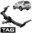 TAG HEAVY DUTY 3-PIECE DESIGN TOW BAR TO SUIT TOYOTA PRADO GRJ150R 1GR-FE 4.0L V6