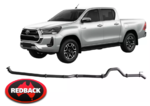 REDBACK EXTREME DUTY EXHAUST SYSTEM TO SUIT TOYOTA HILUX GUN126R GUN136R 1GD-FTV TURBO DIESEL 2.8 I4