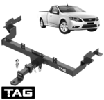 TAG HEAVY DUTY TOW BAR TO SUIT FORD FALCON AU 96N 96HO MPFI SOHC 4.0L I6 UTE ONLY