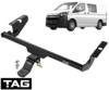 TAG STANDARD DUTY TOW BAR TO SUIT TOYOTA HIACE KDH203R KDH221R 1KD-FTV 3.0L I4 TO 01/2019 EXCEPT LWB