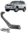 SAFARI V-SPEC SNORKEL TO SUIT TOYOTA PRADO KDJ120R KZJ120R 1KD-FTV 1KZ-TE TURBO DIESEL 3.0L I4