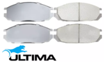 ULTIMA REAR CERAMIC BRAKE PAD SET TO SUIT FORD RAIDER UV G6 2.6L I4 TILL 01/1993