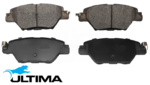 ULTIMA REAR CERAMIC BRAKE PAD SET TO SUIT MAZDA CX-9 TC PY TURBO 2.5L I4