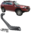 SAFARI V-SPEC SNORKEL TO SUIT FORD EVEREST UA P5AT TURBO DIESEL 3.2L I5