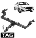 TAG HEAVY DUTY TOW BAR TO SUIT FORD FALCON AU 96N 96HO YTR MPFI SOHC 4.0L I6 UTE ONLY