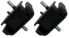 2 X STD FRONT ENGINE MOUNT FOR TOYOTA LANDCRUISER VDJ78R 1VD-FTV 4.5L V8 EXCEPT LX & WORKMATE MODELS