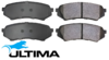 ULTIMA REAR BRAKE PAD SET TO SUIT TOYOTA LANDCRUISER HDJ100R 1HD-FTE TURBO DIESEL 4.2L I6