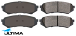 ULTIMA REAR BRAKE PAD SET TO SUIT TOYOTA LANDCRUISER UZJ100R 2UZ-FE 4.7L V8