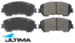 ULTIMA FRONT BRAKE PAD SET TO SUIT NISSAN MR20DD MR20DE QR25DE HRA2DDT M9R R9M 1.2L 1.6L 2.0L 2.5 I4