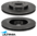 ULTIMA FRONT VENTED DISC BRAKE ROTOR SET TO SUIT FORD ESCAPE ZB ZC ZD L3 2.3L I4 OD 303MM